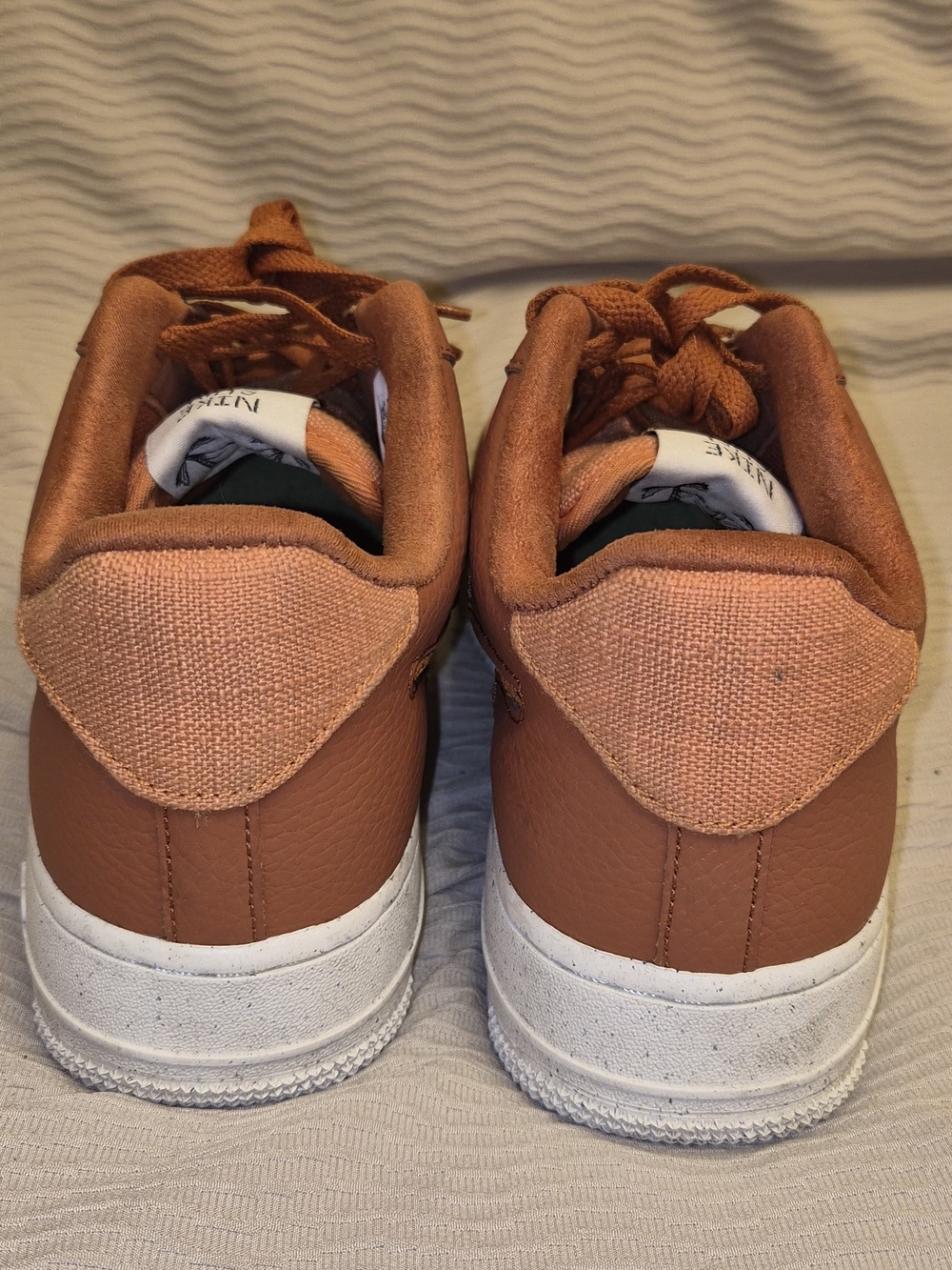 Nike Men's Tan Athletic Sneakers with White Sole - Picture 8 of 12